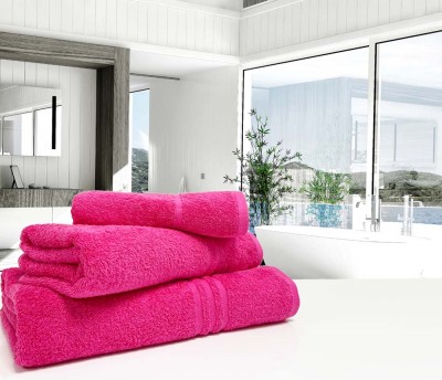 pink bath towels