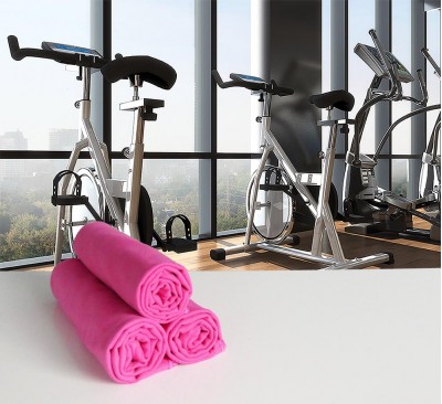 pink microfibre gym towel